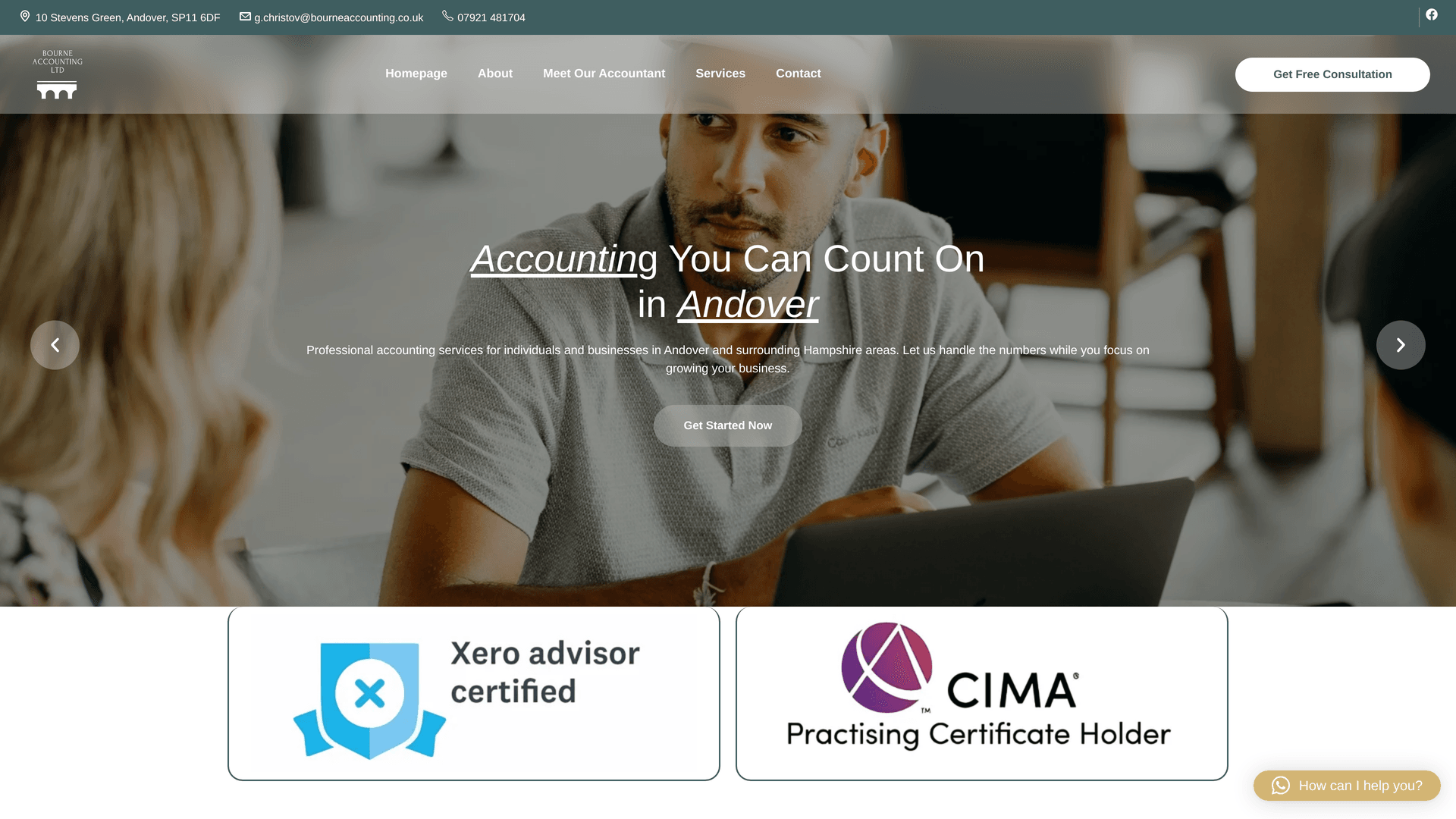 Bourne Accounting Website